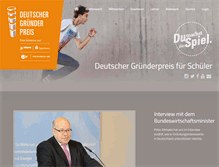 Tablet Screenshot of dgp-schueler.de